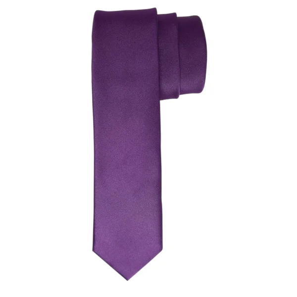 白を基調とした紫のネクタイ — ストック写真