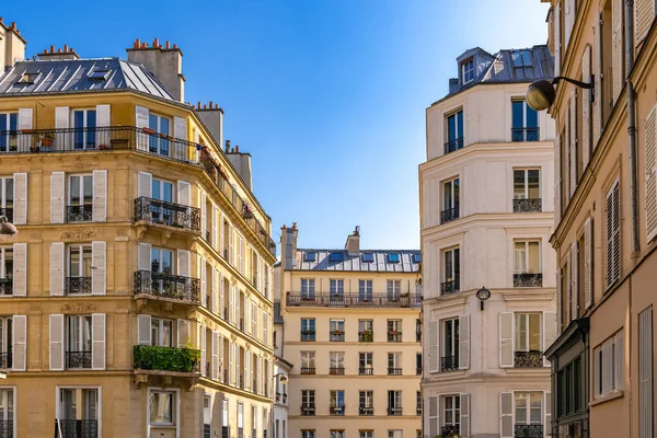 Παρίσι Όμορφο Κτίριο Λεωφόρος Beaumarchais Στην Περιοχή 11E — Φωτογραφία Αρχείου