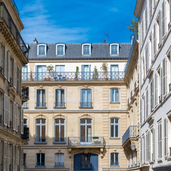 Párizs Gyönyörű Épületek Körút Beaumarchais 11E Kerületben — Stock Fotó