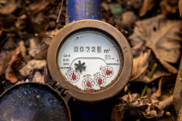 Close Water Meter — Stock Photo, Image