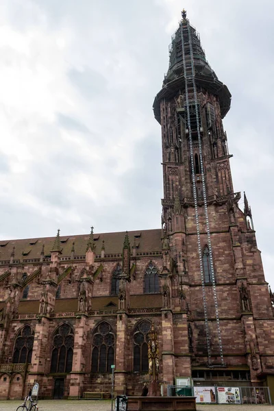 Munster Friburgo Cattedrale Centro Germania Europa — Foto Stock