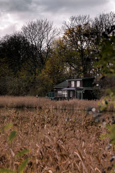 Ett Naturskönt Hus Vid Sjö Köpenhamn Danmark — Stockfoto