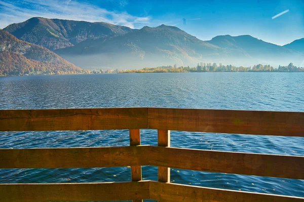 Una Splendida Vista Lago Traunsee Nella Zona Salzkammergut Alta Austria — Foto Stock