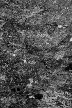 Kaya duvarının gri tonlu görüntüsü