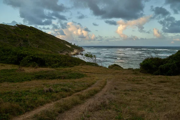 Beautiful View Coastal Landscape Beach Sunrise — Stock Photo, Image