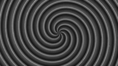 Hipnotize eden gri girdap sarmal geçiş animasyonu