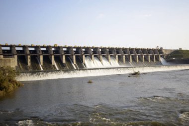 Bir Massive Waghur Barajı altyapısı Jalgaon Maharashtra Hindistan