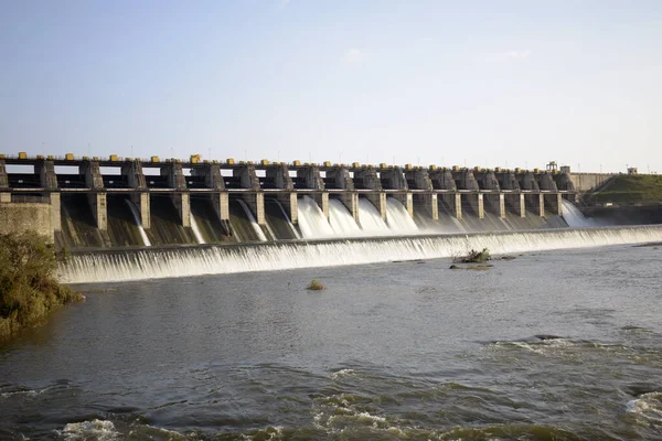 Een Massive Waghur Dam Infrastructuur Jalgaon Maharashtra India — Stockfoto
