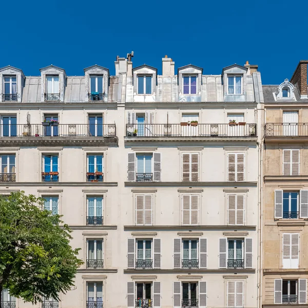 Paris Belos Edifícios Lugar Nation Distrito 11E — Fotografia de Stock