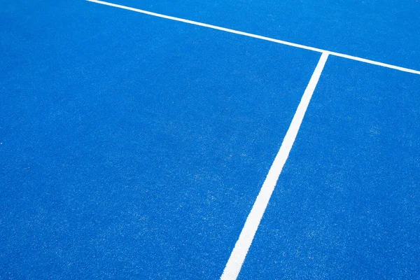 Частковий Вид Тенісний Корт Блакитного Дерну — стокове фото