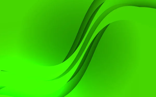 Illustrazione Verde Astratto Incandescente Forme Geometriche Sfondo — Foto Stock