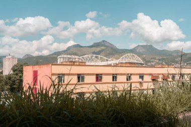 Brezilya 'daki Rio de Janeiro' da güzel bir gökdelen görüntüsü