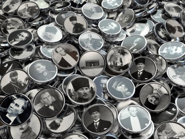 Mustafa Kemal Atatürk 'ün yakın plan görüntüsü