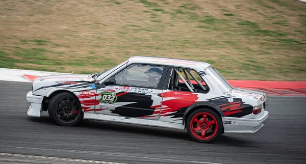 White E30 Competition Prepared Drifting — Stock Photo, Image