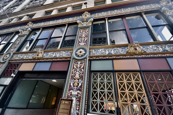 Fachada Ecléctica Arquitectura Art Nouveau Con Estilo Americano Washington — Foto de Stock