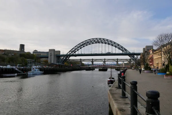 Una Splendida Vista Sul Ponte Tyne Inghilterra Regno Unito — Foto Stock