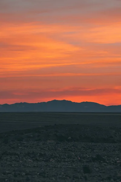 Ein Schöner Blick Auf Den Himmel Des Sonnenuntergangs — Stockfoto