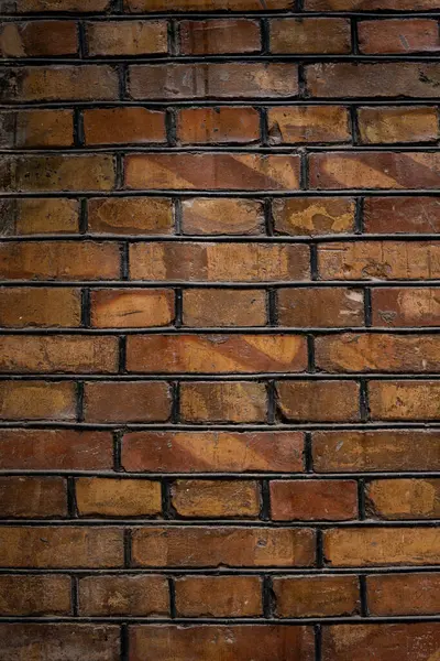 Vertical Shot Brick Wall Texture — Stock Photo, Image