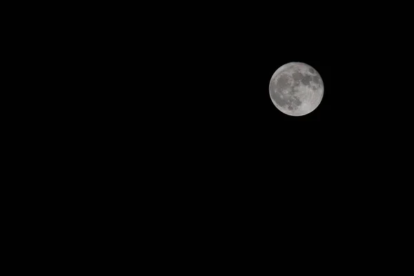 Una Vista Panorámica Luna Llena Cielo Nocturno —  Fotos de Stock