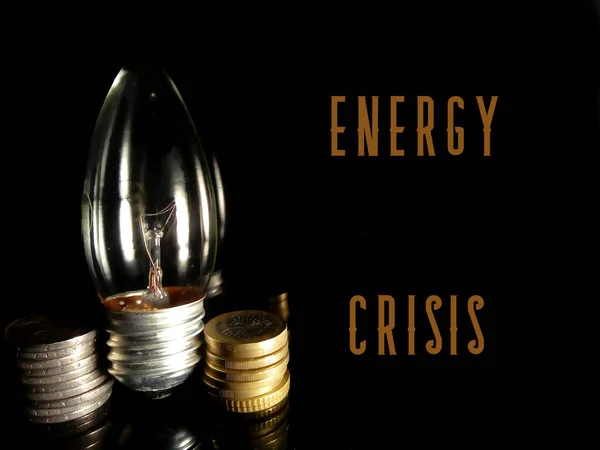 Uma Ilustração Conceito Crise Energética — Fotografia de Stock