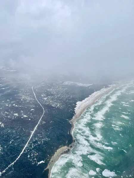 Aerial View Coast Black Sea Istanbul Turkey — Stock Photo, Image