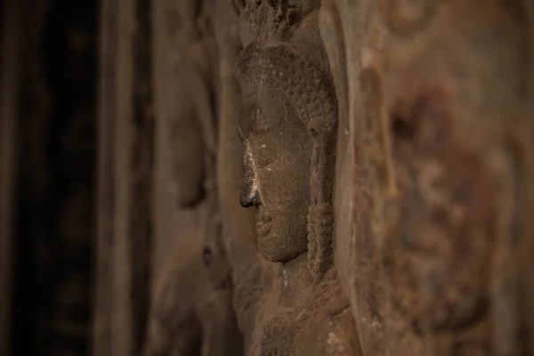 Een Closeup Van Een Prachtige Oude Tempel — Stockfoto