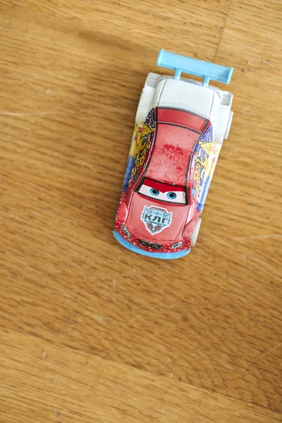 Voiture Modèle Mattel Disney Pixar Film Cars Sur Une Surface — Photo