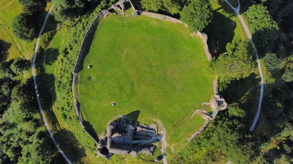 Aerial Shot Kendal Castle England — Stock Photo, Image