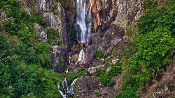 Krásná Krajina Frecha Mizarela Vodopádu Arouca Geopark Portugalsko — Stock fotografie
