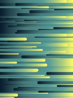 Mavili ve sarı renkli estetik eski TV testinin soyut bir arka planı