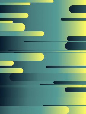 Mavili ve sarı renkli estetik eski TV testinin soyut bir arka planı