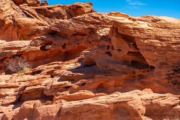 Vallée Feu Dans Parc National Nevada — Photo