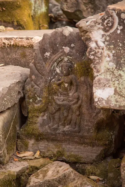 Een Closeup Van Een Prachtige Oude Tempel — Stockfoto