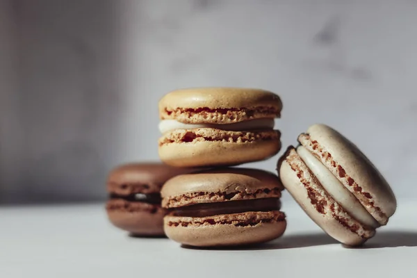 Closeup Shot Macaroons Table — Stock Photo, Image