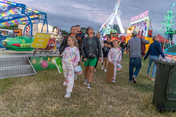 Pessoas Passar Tempo Livre Feira 140Th Hoppings Town Moor Newcastle — Fotografia de Stock