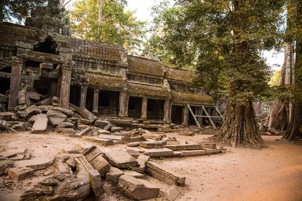 Las Ruinas Históricas Del Templo Del Agua Angkor Camboya —  Fotos de Stock