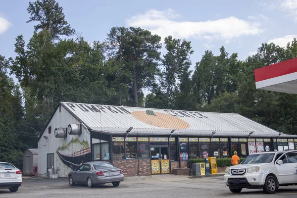 Appling Usa Historic Pumpkin Center Einzelhandel Convenience Store Und Tankstelle — Stockfoto