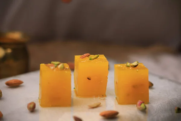 Bombay Karachi Halwa Indiaan Beroemd — Stockfoto