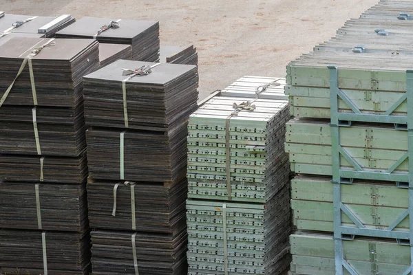 Various Building Materials Stowed Away Warehouse — Stock Photo, Image