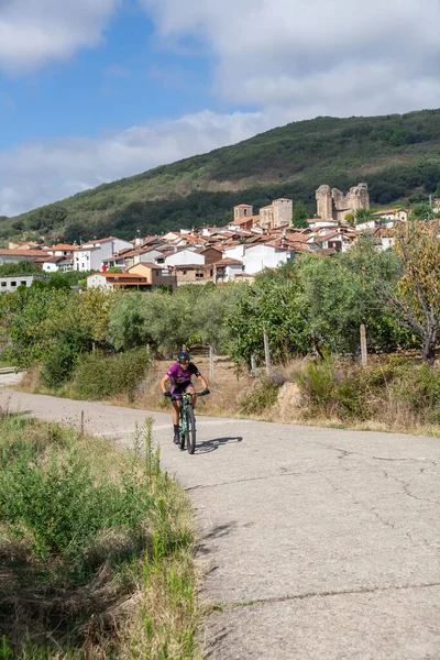 Cyclists Participate Tough Mountain Mtb Challenge Desafio Conquista Vera Runs — Stock Photo, Image