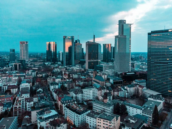 Malebný Záběr Město Frankfurt Nad Mohanem Německu — Stock fotografie