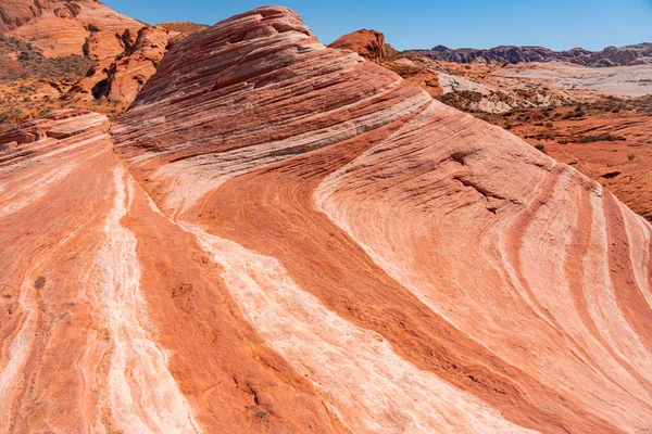 Increíbles Colores Forma Roca Ola Fuego Valley Fire State Park — Foto de Stock