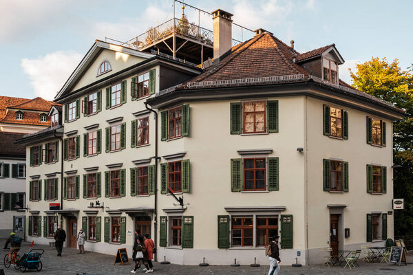 A beautiful shot of historical building located in Saint Gallen, Switzerland