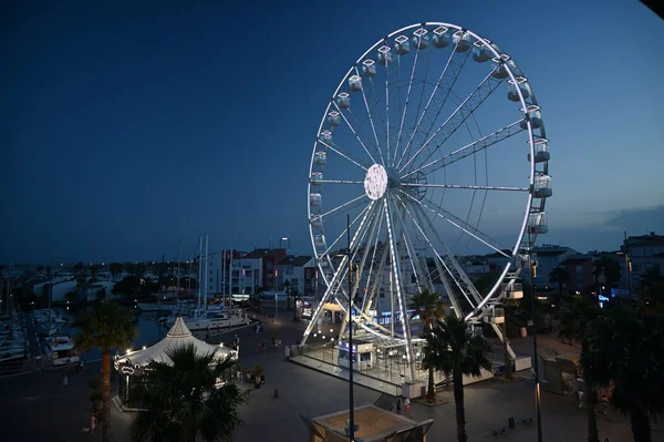 Spring Night Cap Agde — Stock Photo, Image