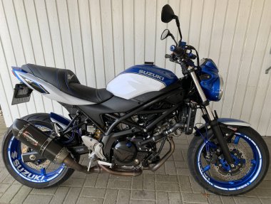Yeni sezon için bir Suzuki SV 650 ccm hazır.