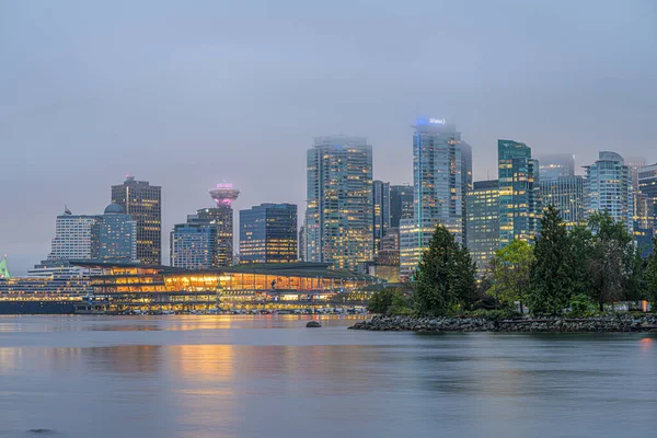 Ein Vancouver Kanada Abendliche Belichtung — Stockfoto