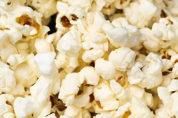 Närbild Bild Hög Popcorn För Bakgrunder — Stockfoto