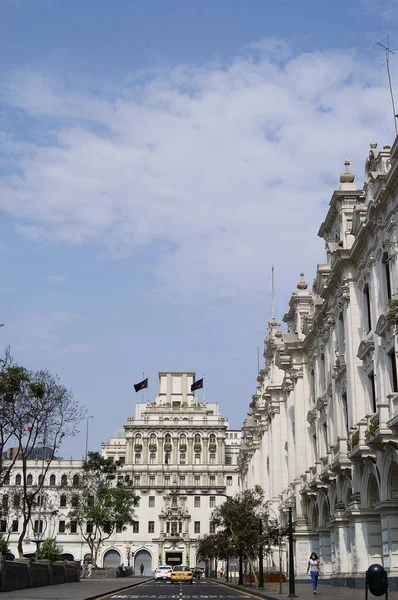 Edificio Fenix Portal Zela Rodean Plaza San Martín Lima Perú — Foto de Stock