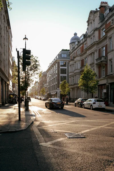 Los Coches Londres Día Soleado — Foto de Stock