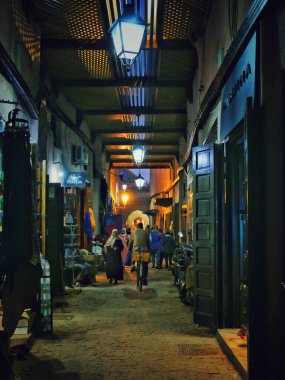 Marakeş kültürünün dikey görüntüsü.